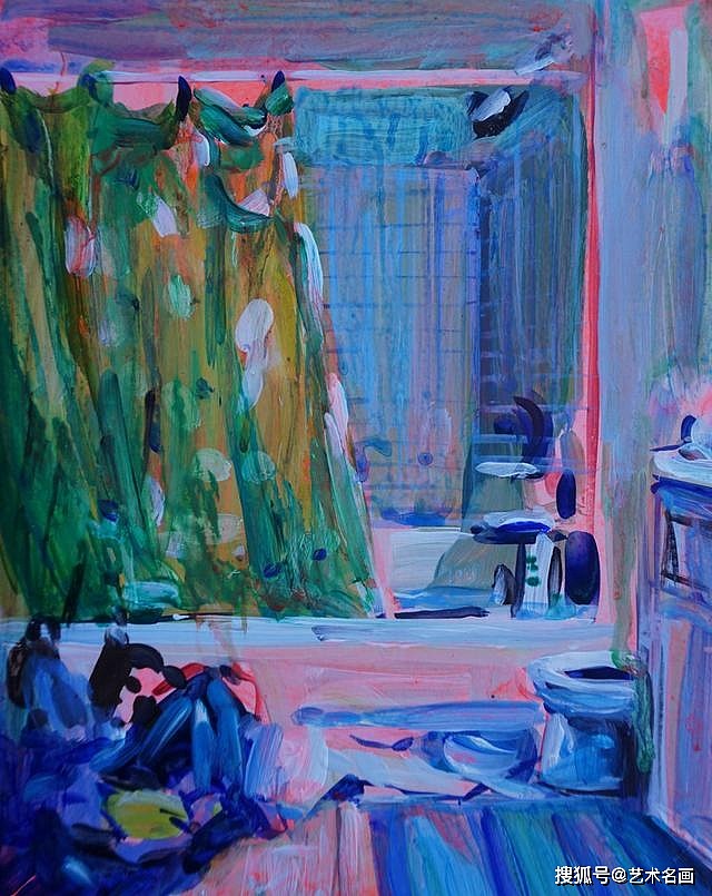 俄罗斯女画家 Ekaterina Popova大胆使用色彩绘画作品（油画） - 14