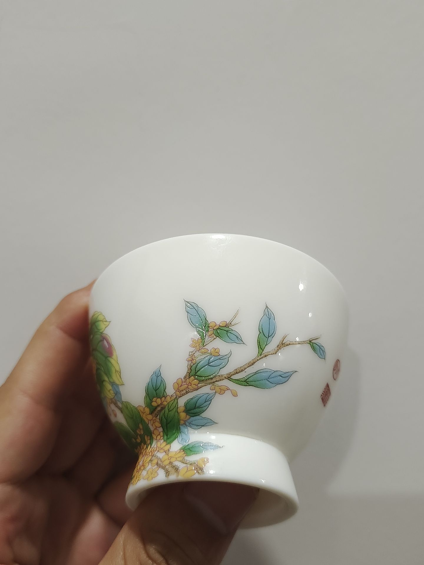印象新十二花神陶瓷杯：富有花神‘绿珠’之美的桂花茶杯 - 7