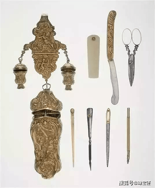 实用! 奢华! 专供女性的“瑞士军刀”，18世纪欧洲最火的腰间百宝箱 - 22