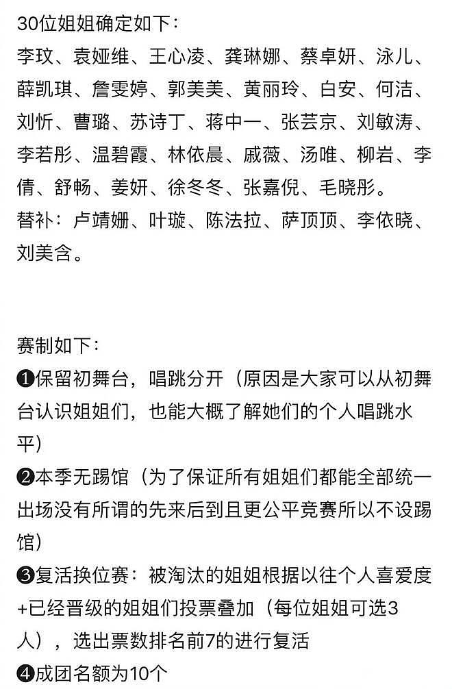 李玟汤唯柳岩何洁加盟？网曝《姐姐 3》名单 - 2