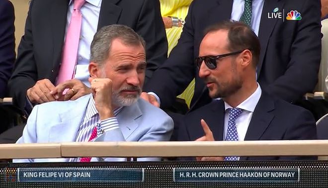 法网决赛现场名流云集 西班牙国王挪威王储并排坐 - 3