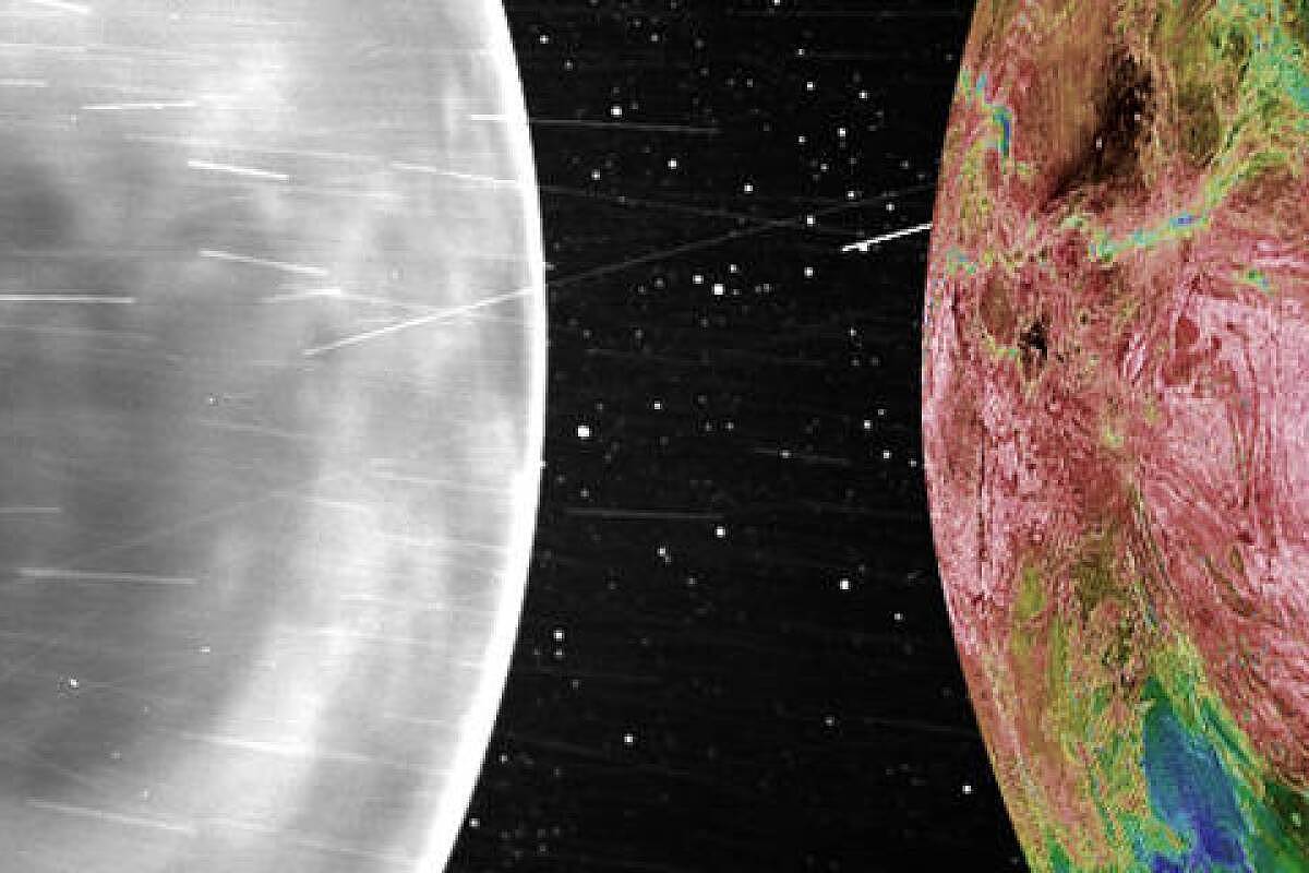 帕克太阳探测器捕捉到金星的第一张可见光图像 - 1