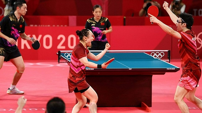 日本民众最难忘的奥运瞬间 乒乓球击败中国登顶 - 1