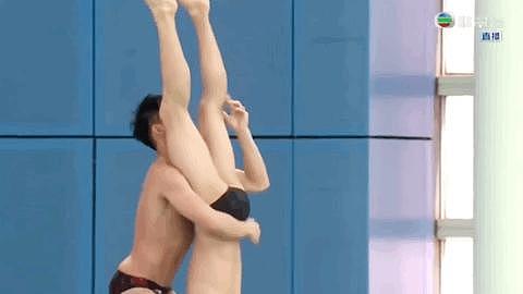 你没见过的中国跳水队“名场面”，这姿势是认真的吗哈哈哈 - 8