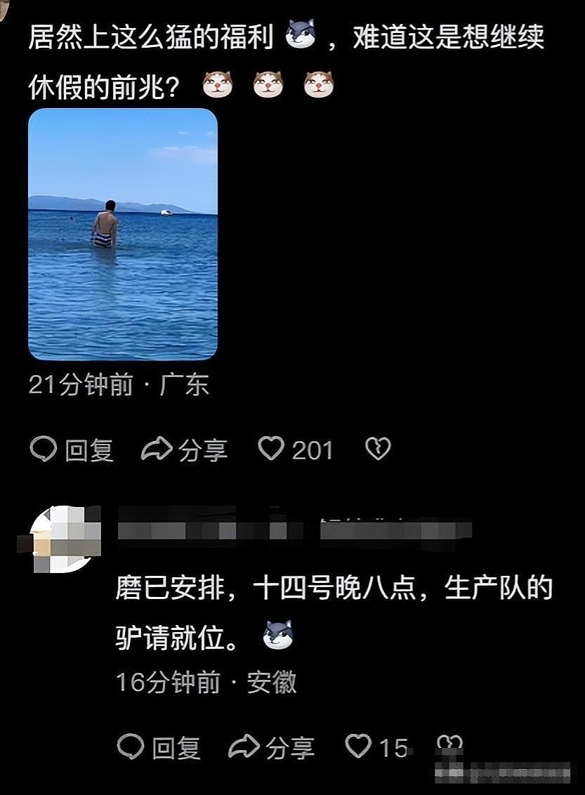 笑喷，董宇辉在海边不穿上衣更新视频火了，我却笑晕在评论区 - 14