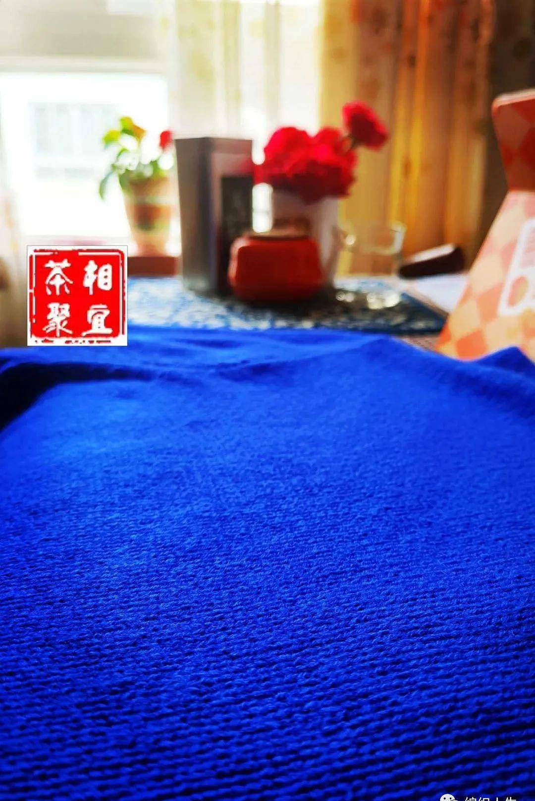 春遇群青蓝：透彻干净的女士蓝色翻领上衣（有编织图解） - 4