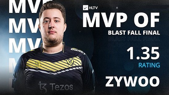 ZywOo斩获2023年BLAST秋季总决赛MVP！ - 2