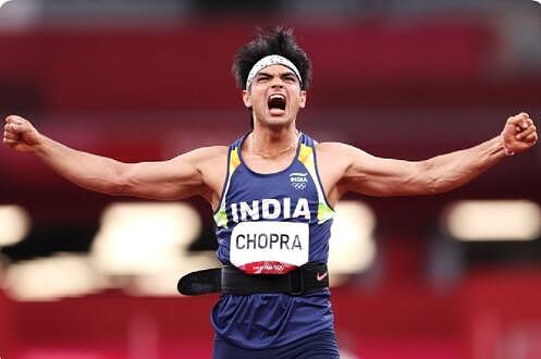 男子标枪决赛印度选手夺冠 为该国奥运田径首金 - 1