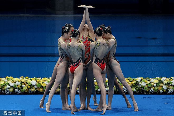 花游集体技术自选中国暂列第二 俄奥运队再领先 - 2