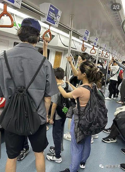 TVB 视帝与妻儿深圳坐地铁被偶遇，网友大赞他们低调又贴地 - 7