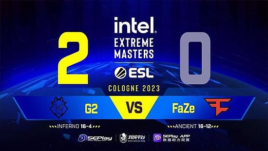 IEM科隆：战胜心魔！G2 2-0 FaZe - 1