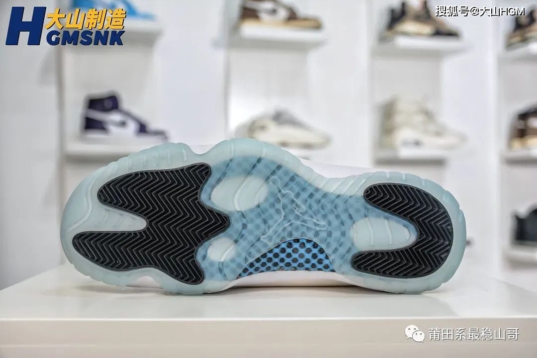 【大山制造】Air Jordan AJ11 传奇蓝高帮真碳篮球板鞋 ​货号：378037-117 - 5