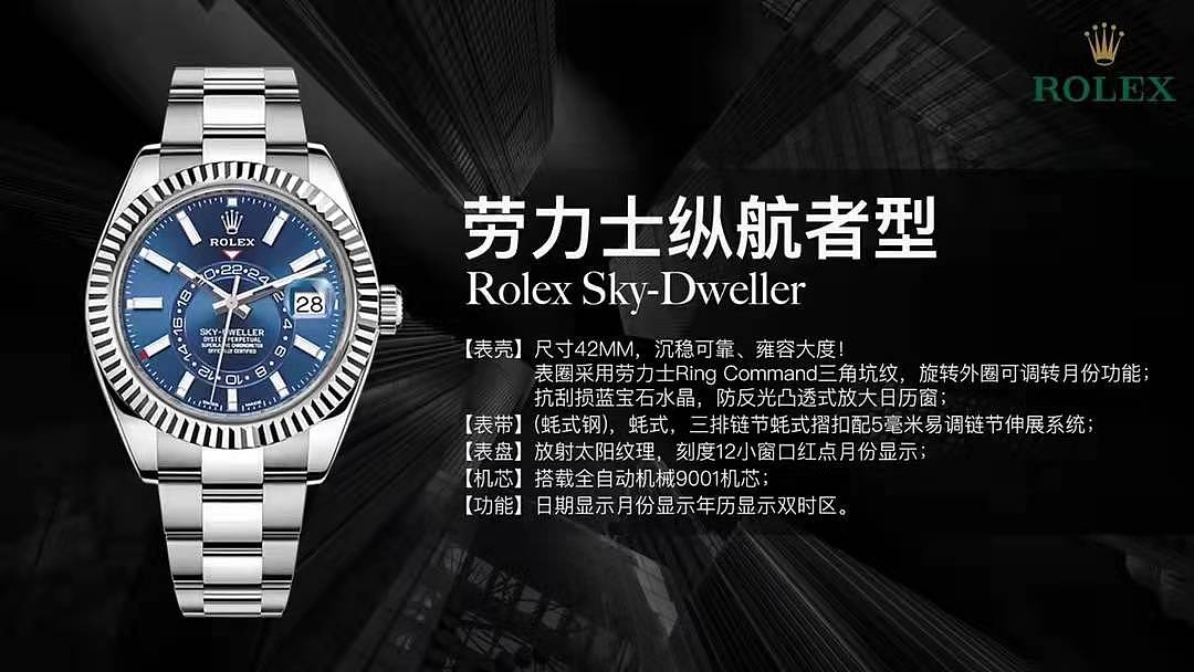 小墨说表:劳力士Rolex Sky-Dweller 天行者！ - 7