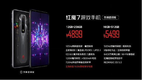 唯一真全面屏屏下摄像游戏手机红魔7正式发布！3899元起享游戏旗舰 - 24