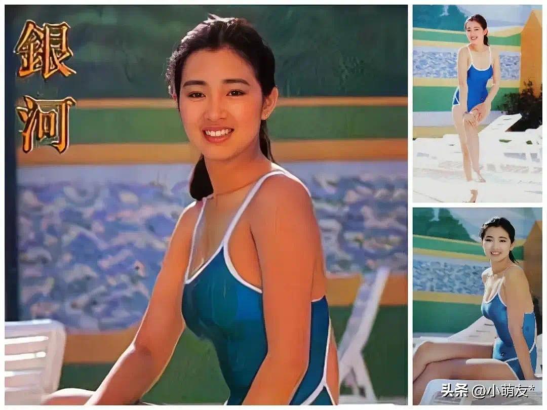 90年代内地女星泳装照，一个比一个的时尚，一个比一个的大胆 - 17