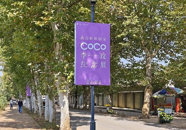 李玟纪念展在武汉举行 园区遍布粉紫色海报 - 9