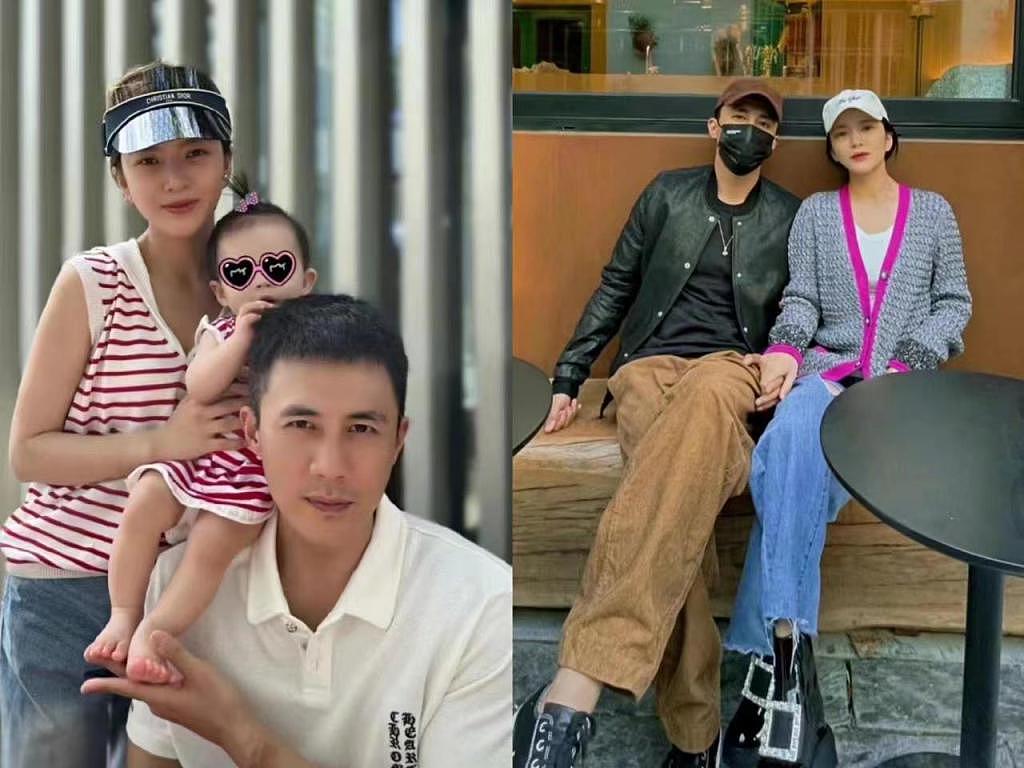 杜淳妻子王灿与女儿拍摄写真，小蛋饺紫色眼镜好潮，表情搞怪可爱 - 6