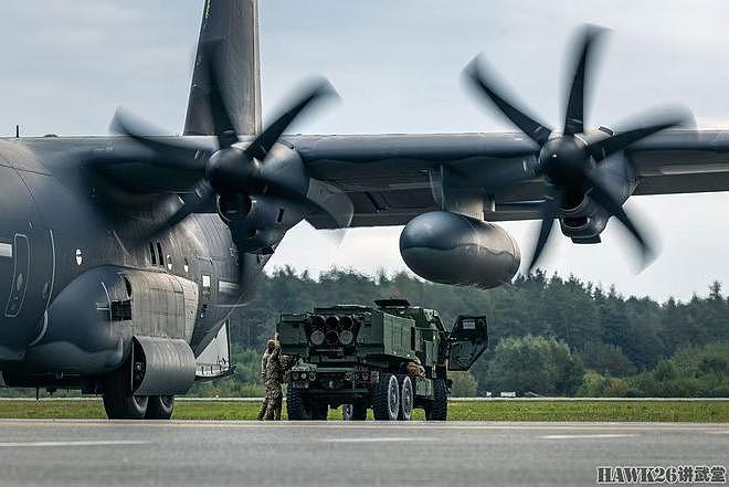 “海玛斯”现身拉脱维亚 C-130运输机进行战术空运 完成蛙跳作战 - 22