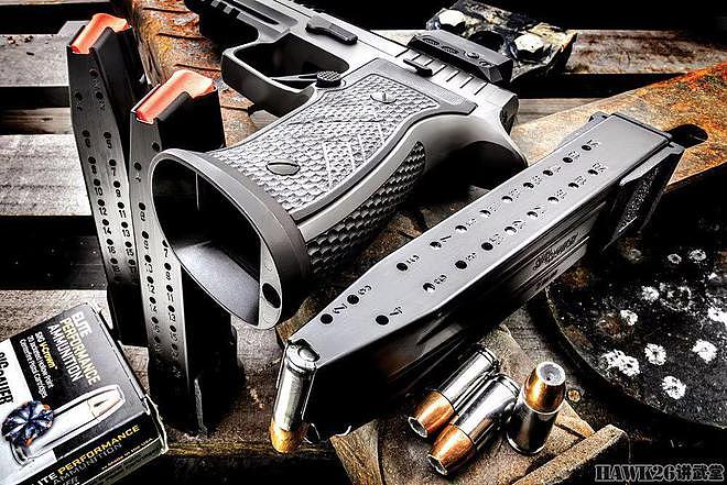 评测：西格绍尔P320 AXG“军团”手枪 专业竞赛型 套筒集成补偿器 - 6