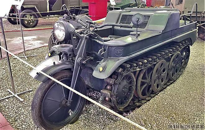 图说：二战德军半履带摩托车 技术复杂功能多样 因动画片“出圈” - 1