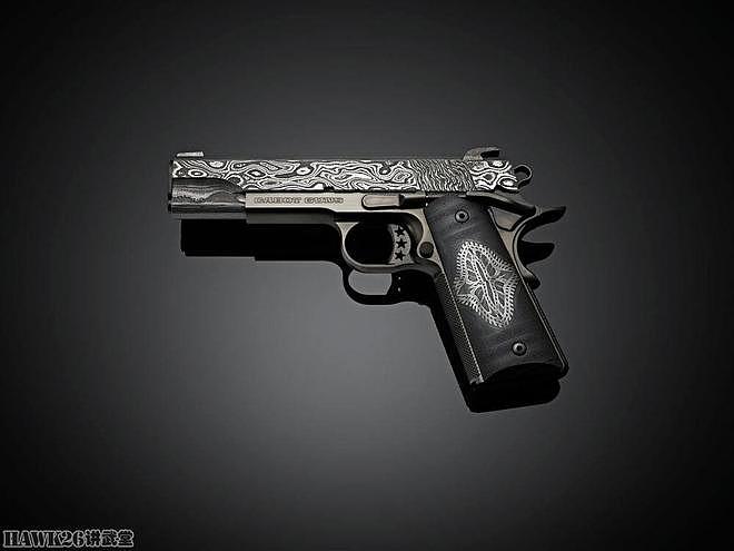 卡博特“雷击”1911手枪 巧妙运用大马士革钢材 展现大自然威力 - 2