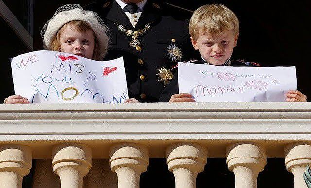 摩纳哥王妃缺席国庆盛典！6岁公主粉配白萌度爆表，精致似瓷娃娃 - 8
