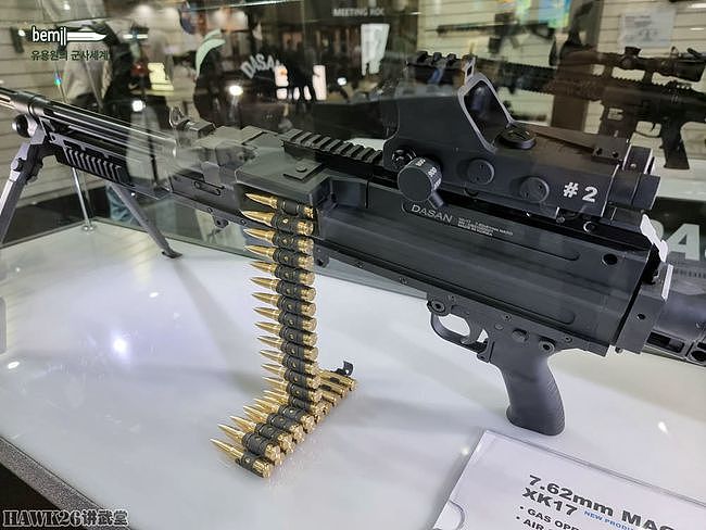 直击韩国军警防务展览会现场 各种枪械粉墨登场 转管机炮也凑热闹 - 15