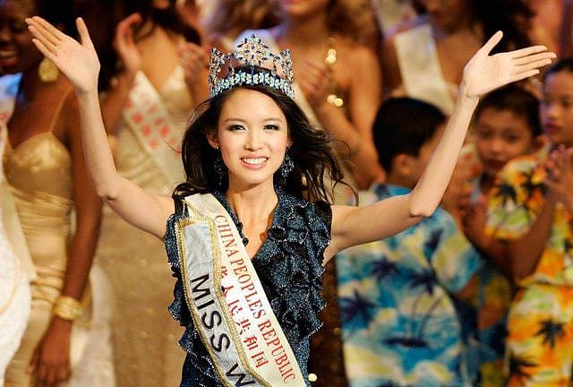 世界小姐冠军张梓琳，智慧与美貌并重，好身材全靠健身 - 1
