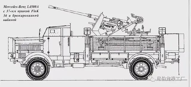 负重前行：二战德国空军的中型高射炮载车 - 12