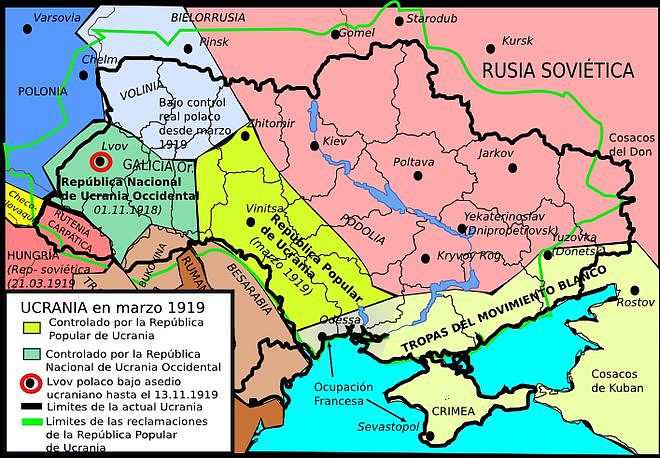 乌克兰复杂的过去，祖上也曾阔过，后又多次惨遭瓜分 - 7