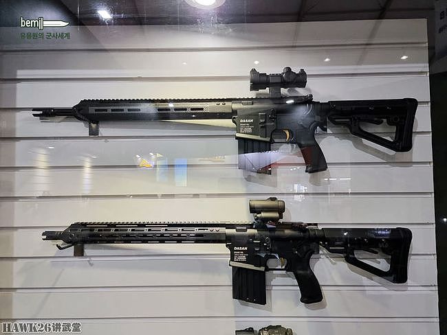 直击韩国军警防务展览会现场 各种枪械粉墨登场 转管机炮也凑热闹 - 22