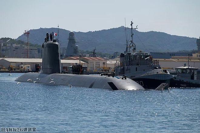 集腋成裘：法国第二艘“梭鱼”级核潜艇驶入母港 F-35B潜水照片 - 1