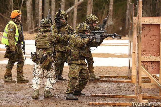 爱沙尼亚精锐步兵实弹射击训练 轻重武器亮相 无后坐力炮猛烈开火 - 5