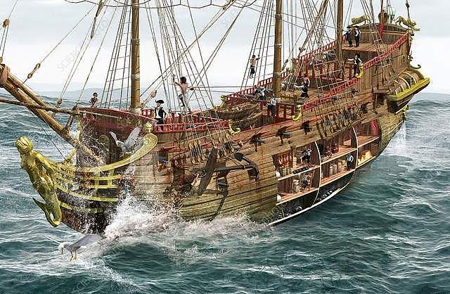 盖伦帆船VS桨帆战舰：发生在17世纪的英国与医院骑士团海上冲突 - 17