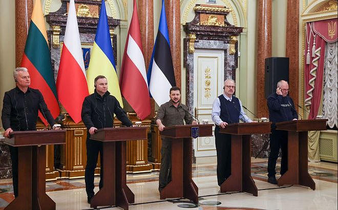 力挺乌克兰 波罗的海及波兰4国总统访基辅 或引发直接军事对抗 - 1