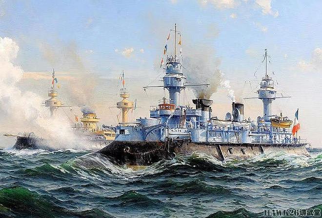 128年前 法国“洛梅”号巡洋舰服役 长舰艏巅峰 改装届的大怨种 - 1