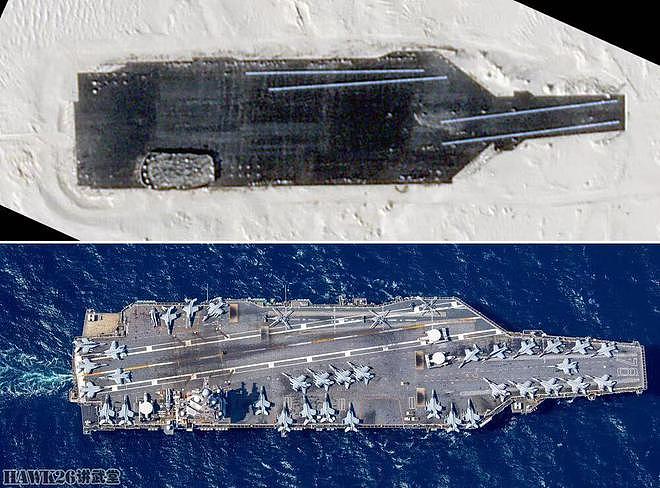 海外谈中国：塔克拉玛干沙漠中的新靶标 完美复刻“福特”号航母 - 2