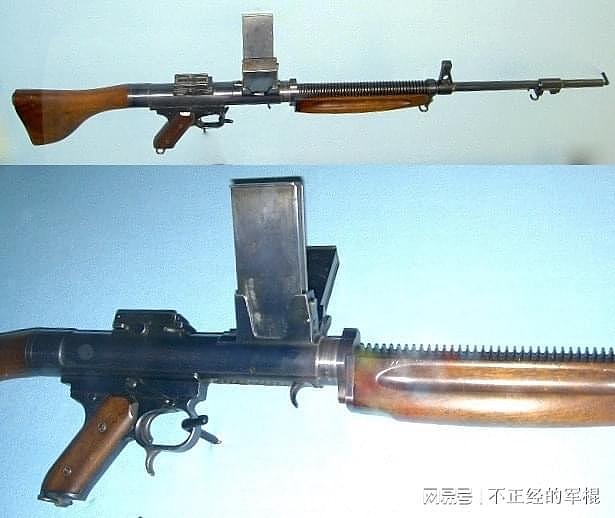 伯顿M1917机关步枪：一战时期用于防空的“反飞艇”步枪 - 4