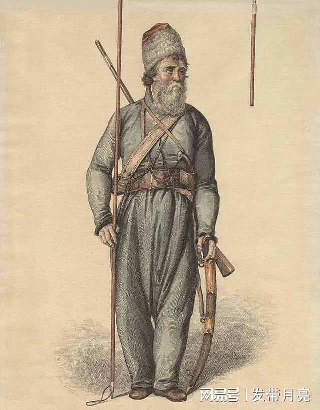 19世纪初西欧艺术家石版画中哥萨克人的行军生活 - 1