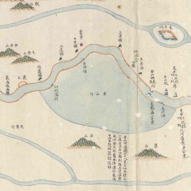 山东第二大湖东平湖历史悠久，为何却在清朝地图上消失了100多年 - 6