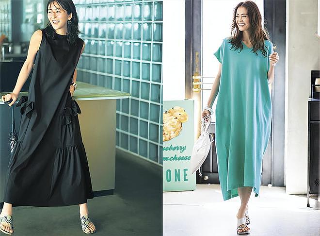 太佩服日本40+女人，直筒裙也能穿得有模有样，一般人驾驭不了 - 2