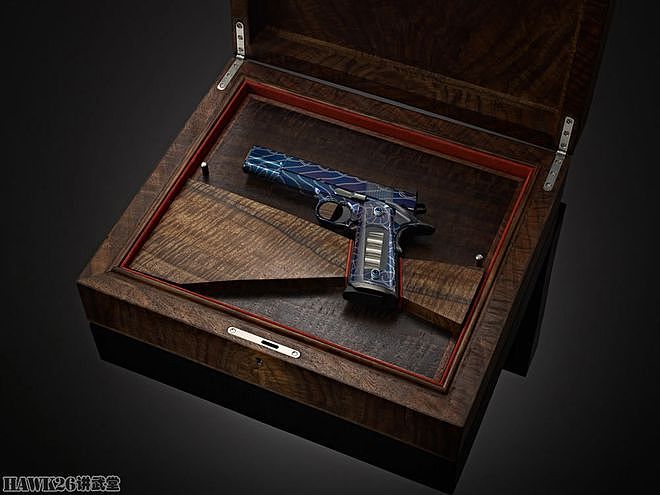 卡博特埃格林定制1911手枪 首次采用大马士革钢材打造全部枪身 - 20