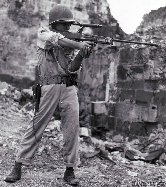 有趣神秘的45A无托步枪 驻菲律宾美军的超前设计 仅剩下几张照片 - 2