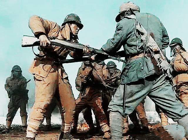 1944年，新四军与日军遭遇，打响了一场激烈的白刃战 - 9