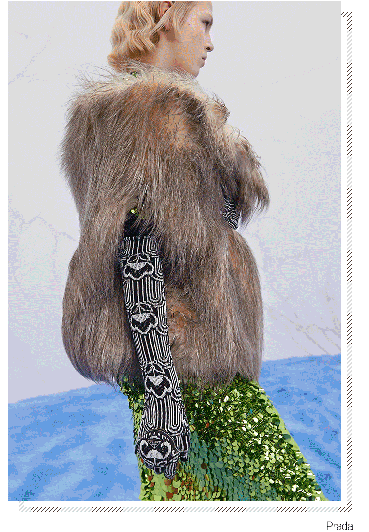 大毛毛外套 这个冬天的尾巴只想被它“熊抱” - 8