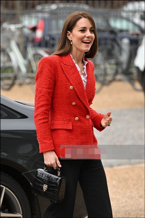 凯特王妃开启丹麦之行！一身红衣亮相太美，单独出国访问真闪耀啊 - 3