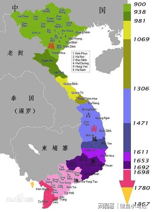 越南800年的扩张历史：将占城纳入版图，成为了亚洲最狭长的国家 - 6