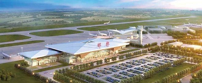 河北省最南部的邯郸机场，其跑道方向为何比最初建设时偏了近40度 - 1