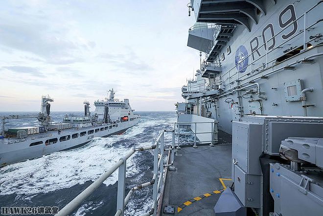 英国“威尔士亲王”号航母海上补给 皇家海军实力拉胯 拍照很出色 - 4