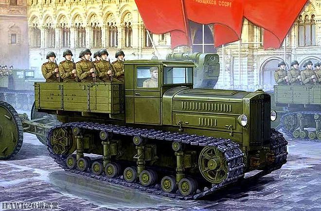 图说：“共产国际”火炮牵引车 苏联炮兵重要装备 曾参加抗日战争 - 1
